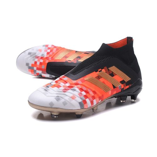adidas fodboldstøvler til mænd Predator 18+ Telstar FG - Sort Orange_7.jpg